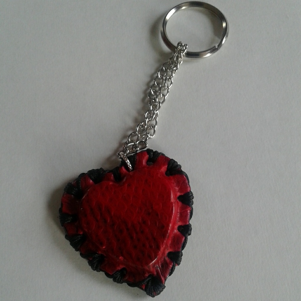 Heart keychain made by me